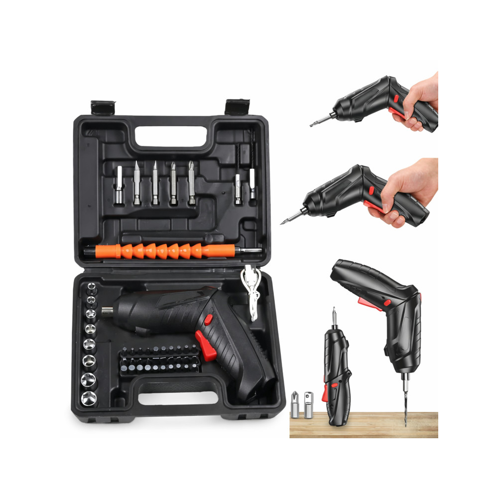 Kit de Parafusadeira Elétrica 46 Peças