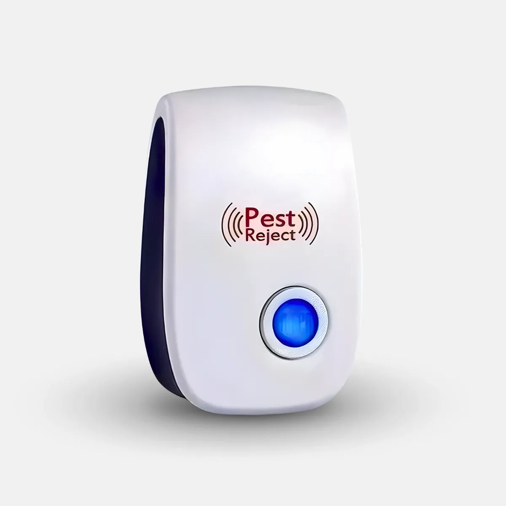 Repelente Eletrônico Ultrassônico Pest Reject Anti Ratos Baratas Mosquitos Insetos Bivolt Tomada