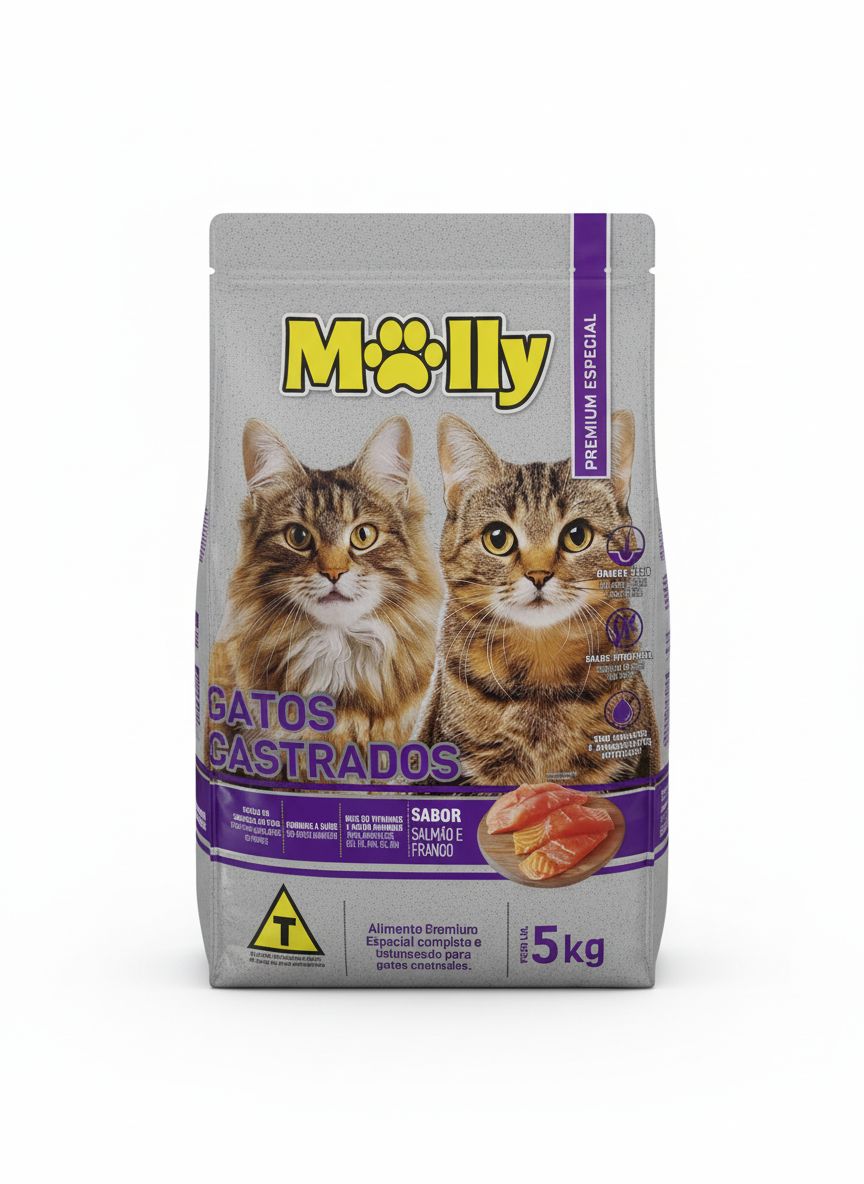 Molly Premium Especial Gatos Castrados 5kg