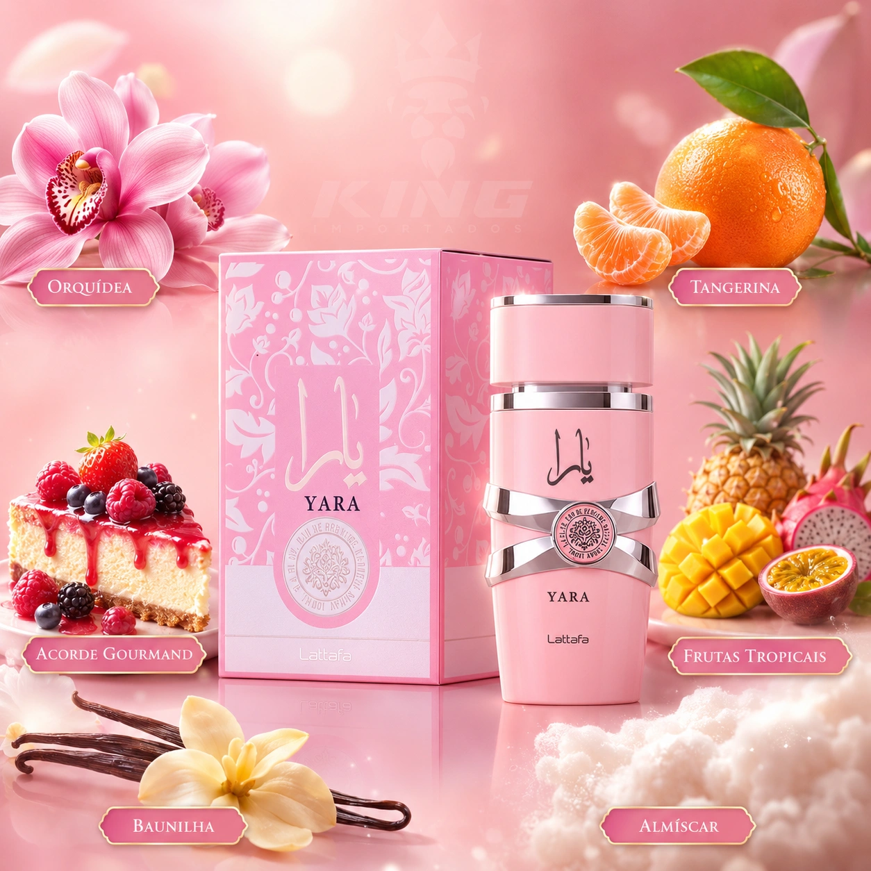Yara lattafa Rose Feminino