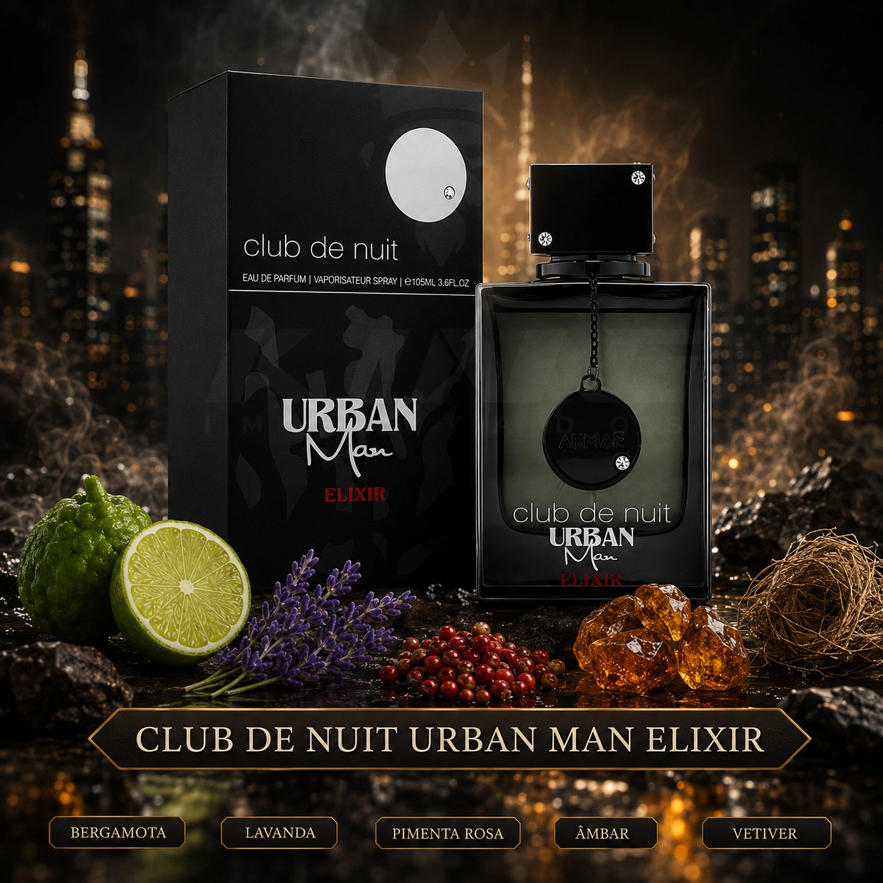 Club De Nuit Urban Elixir Armaf Masculino