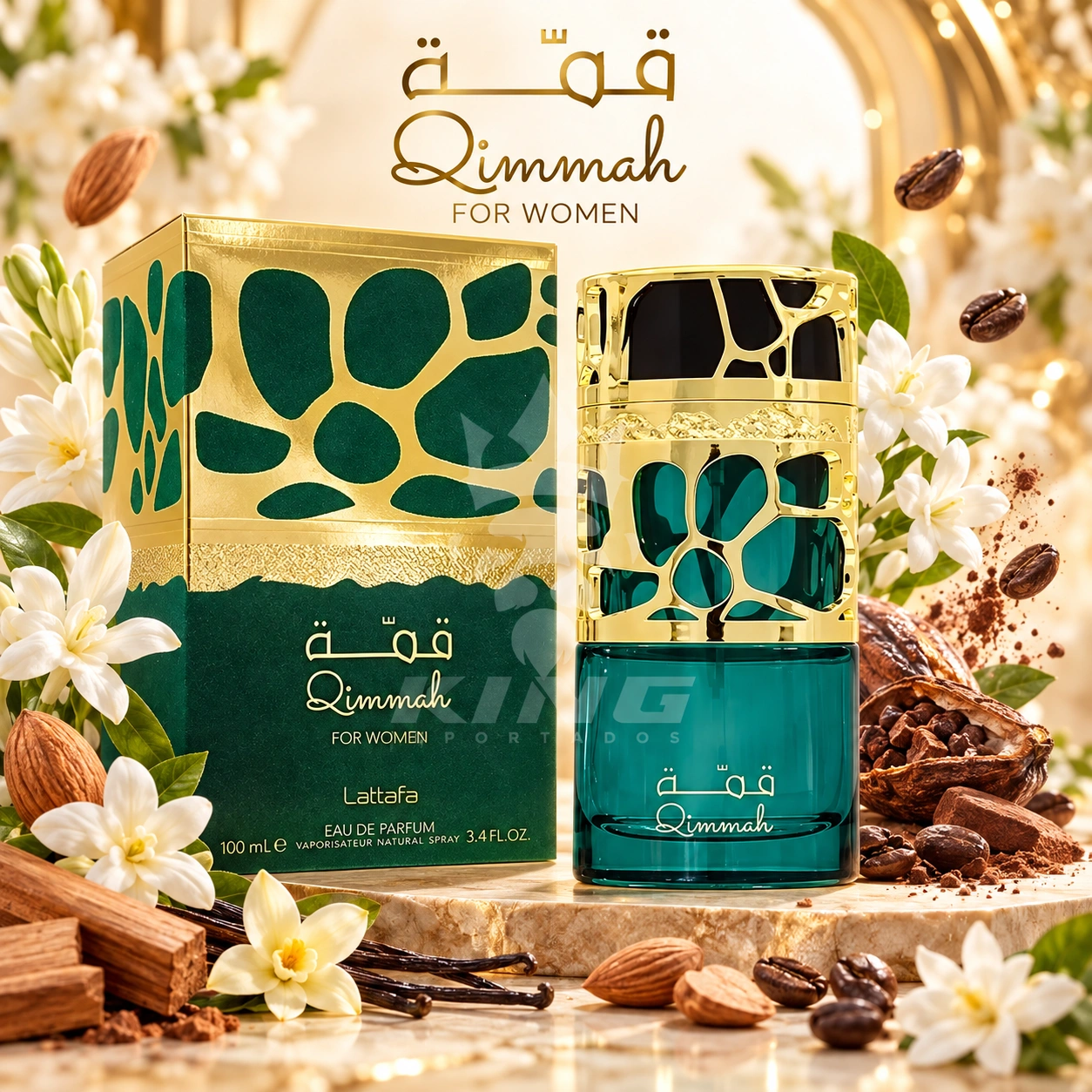 Qimmah for Women Lattafa 100ML Feminino