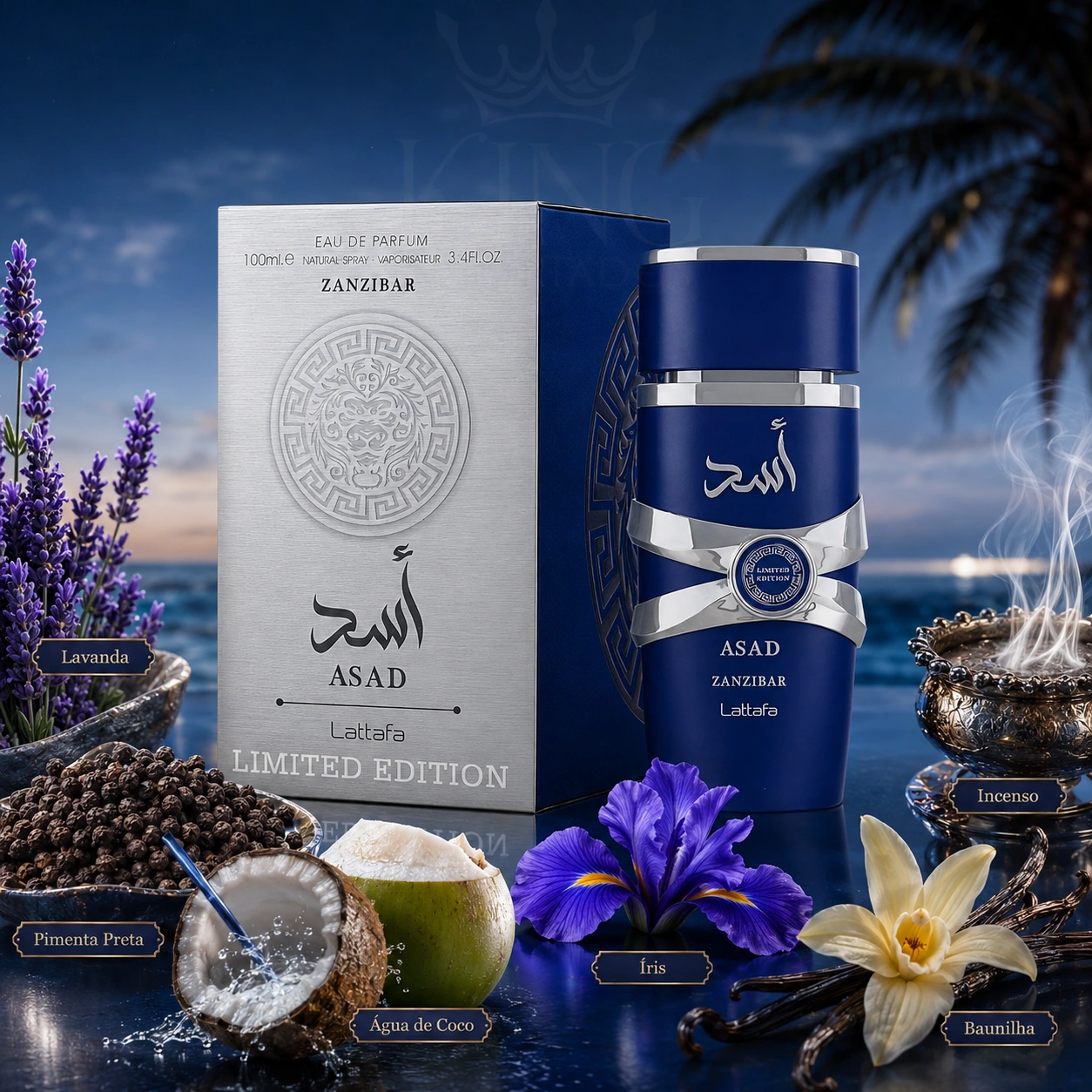Asad Zanzibar (Limited Edition) Lattafa Masculino