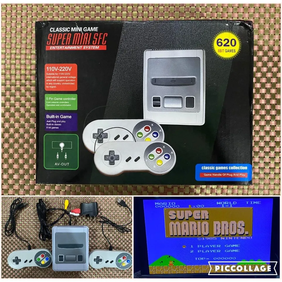 Mini Gmae Clássico Com 620 Jogos 8Bits