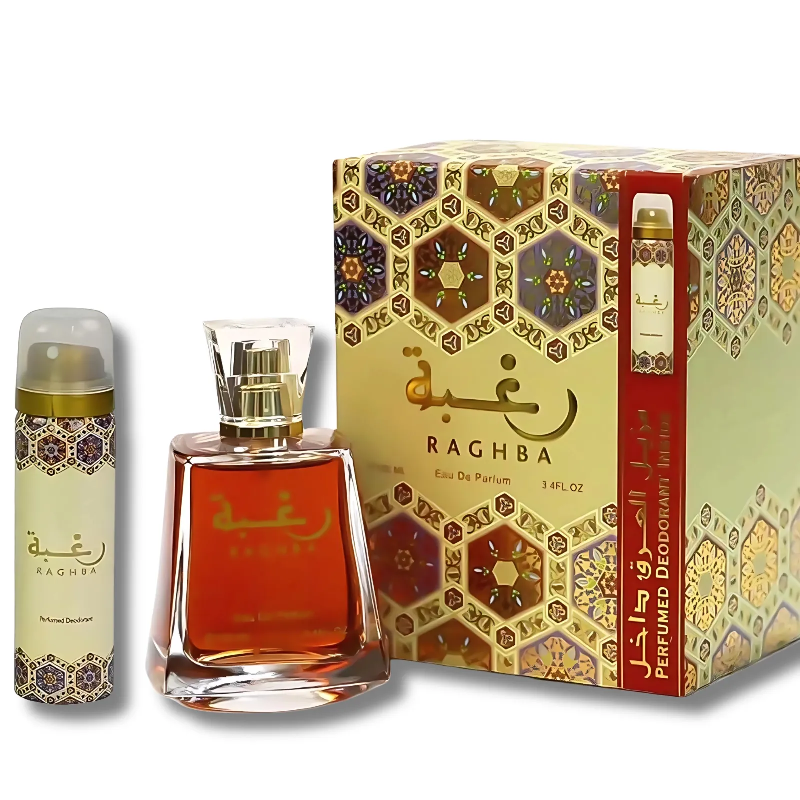 Kit Raghba Perfume+ Spray Lattafa Feminino