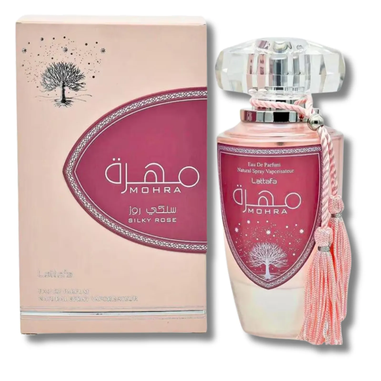 Mohra Silky Rose Lattafa EDP 100ML Feminino