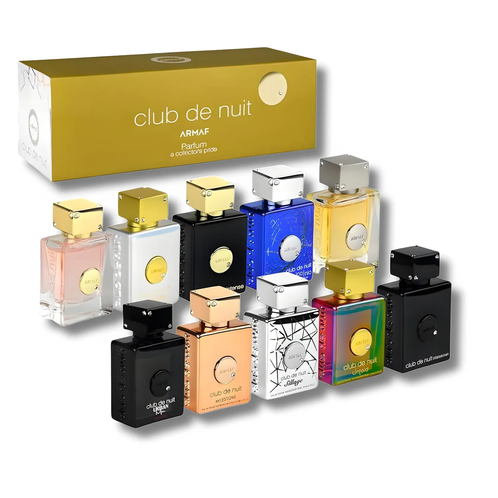 Kit Club De Nuit Mini Armaf - Perfume Unissex - 10 X 5ml