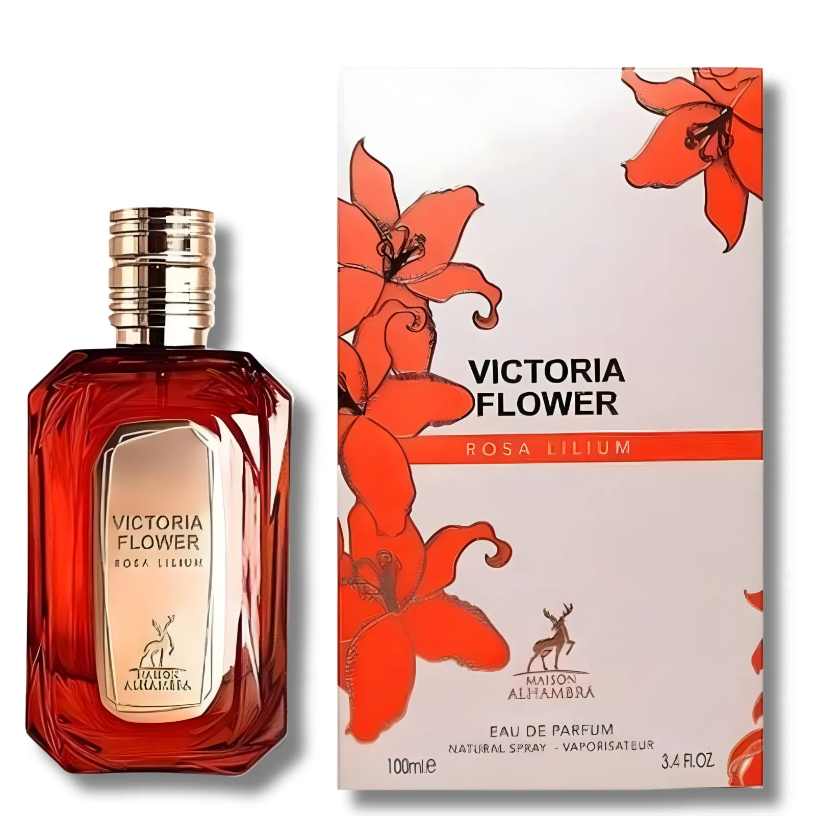 Victoria Flower Rosa Lilium Maison Alhambra EDP Feminino