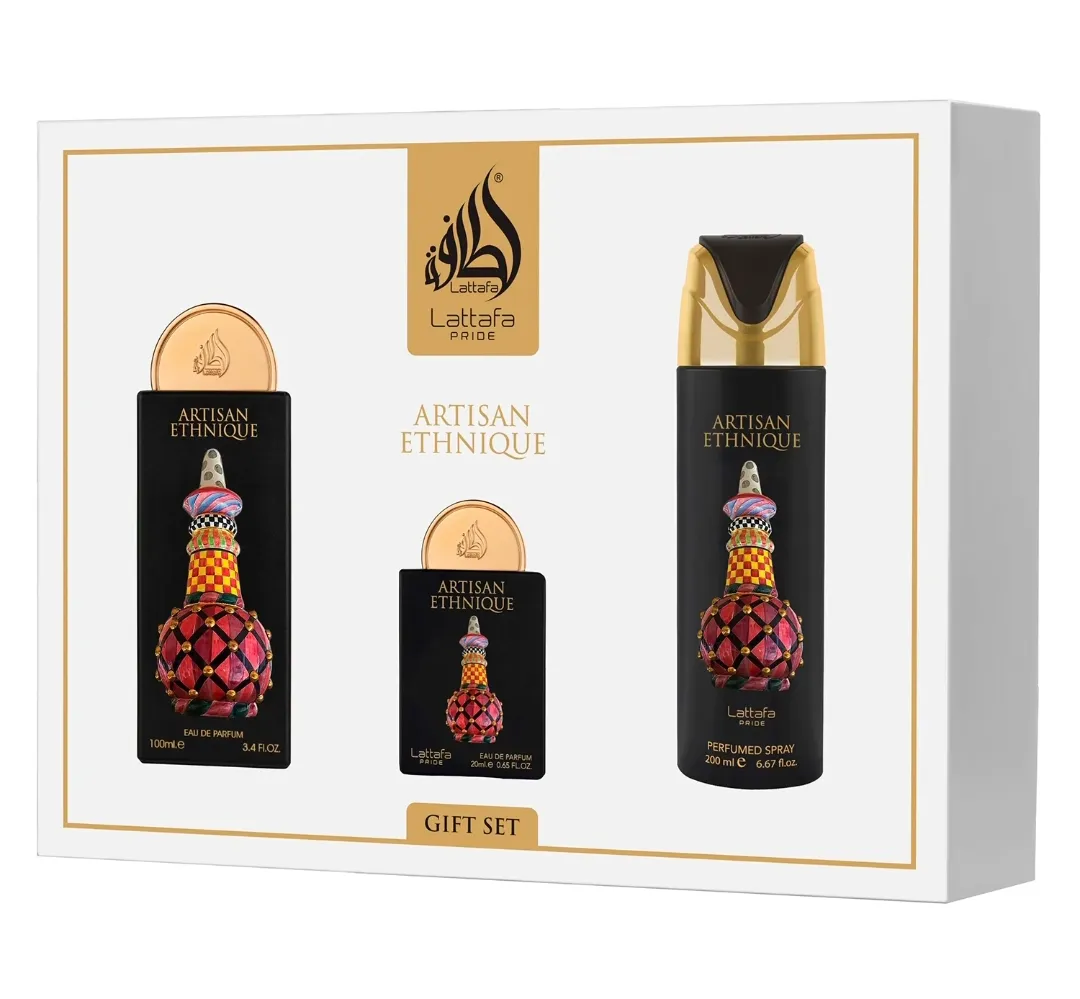 Kit Artisan Ethnique Lattafa EDP Unissex