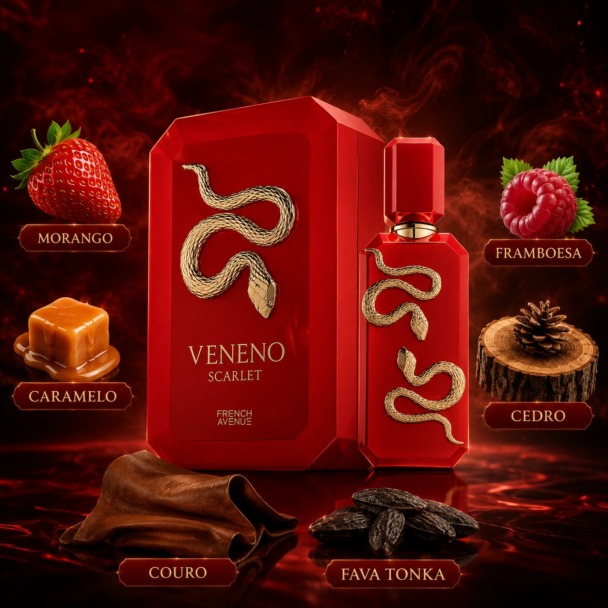 Veneno Scarlet French Avenue Unissex