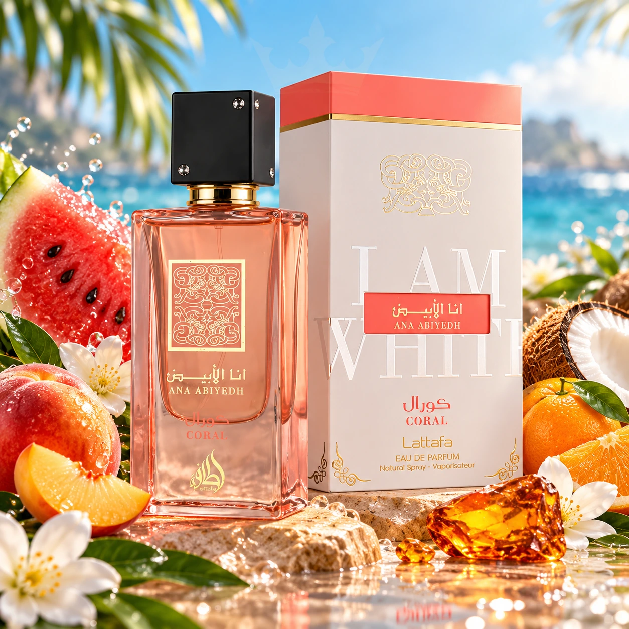 Ana Abiyedh Coral Lattafa EDP Feminino