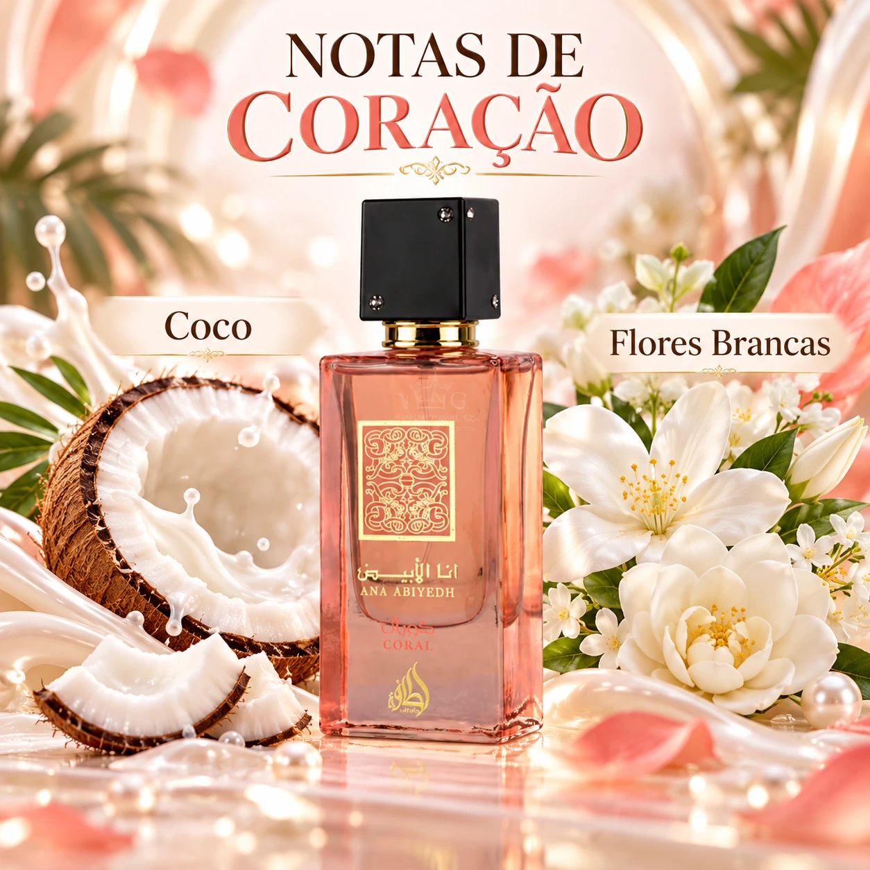 Ana Abiyedh Coral Lattafa EDP Feminino