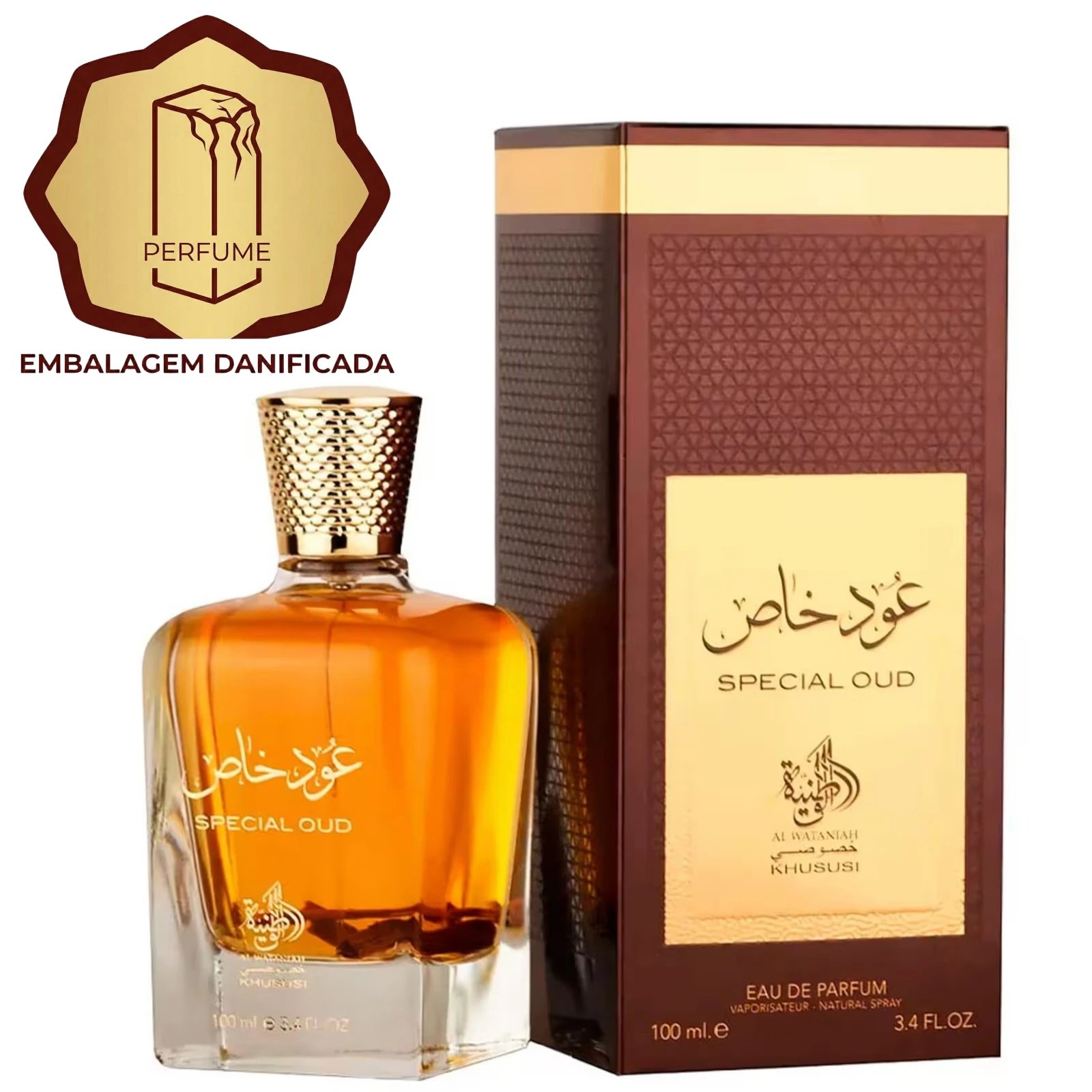 (Caixa Danificada) Special Oud Al Wataniah 100ML EDP Masculino