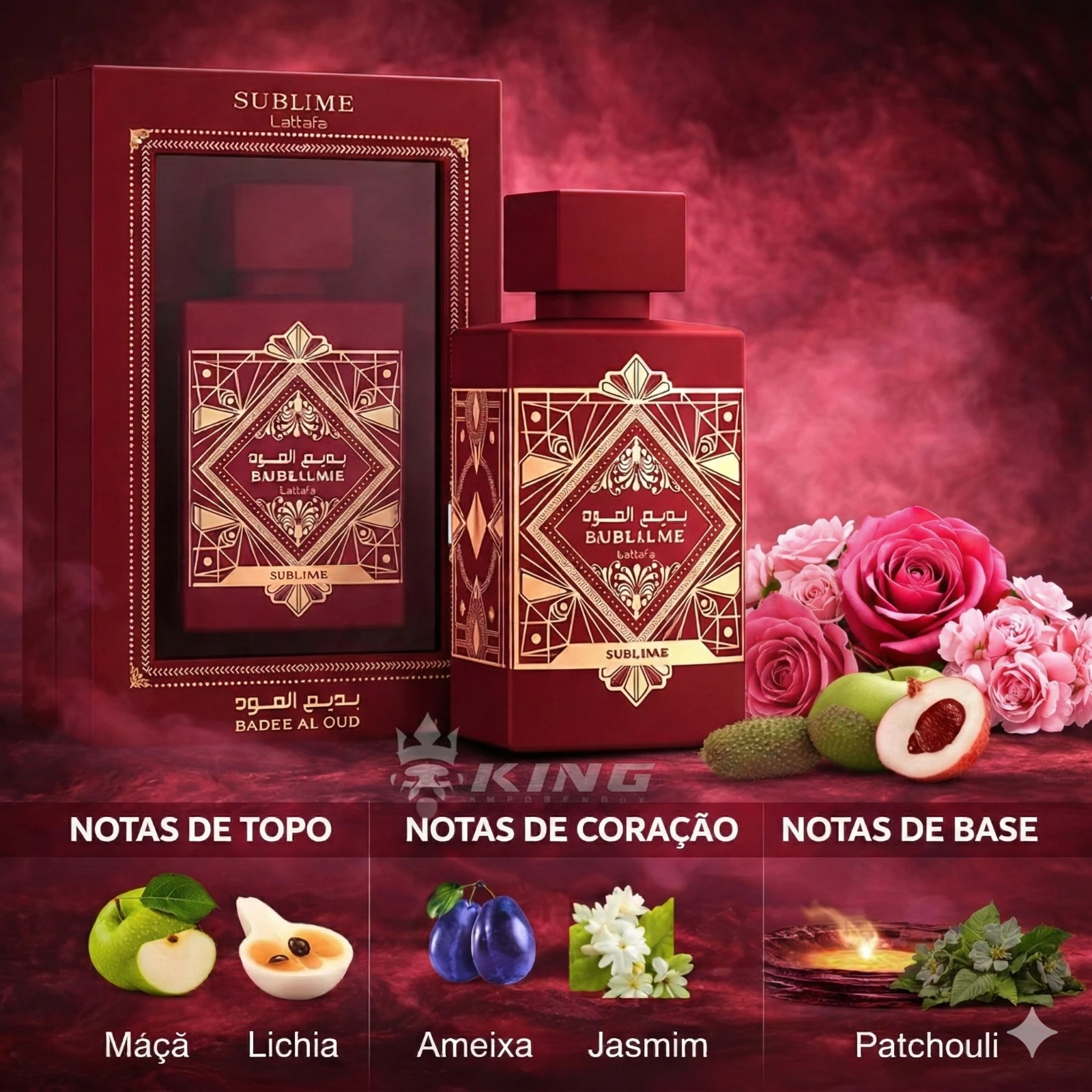 (MINIATURA) Sublime Badee Al Oud Lattafa Unissex