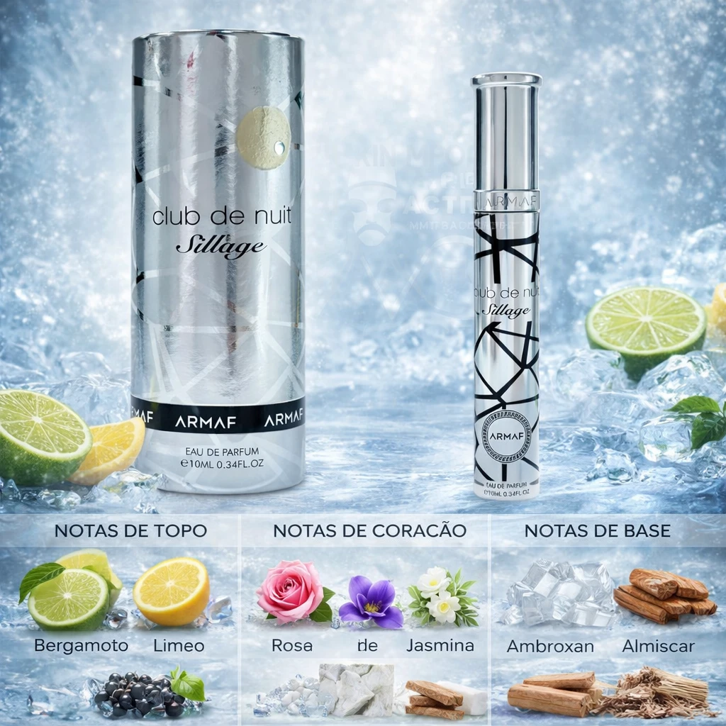 (MINIATURA) Club de Nuit Sillage Armaf EDP Unissex