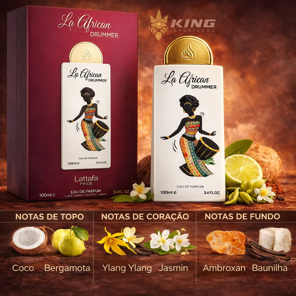 (MINIATURA) La African Drummer Lattafa EDP Unissex