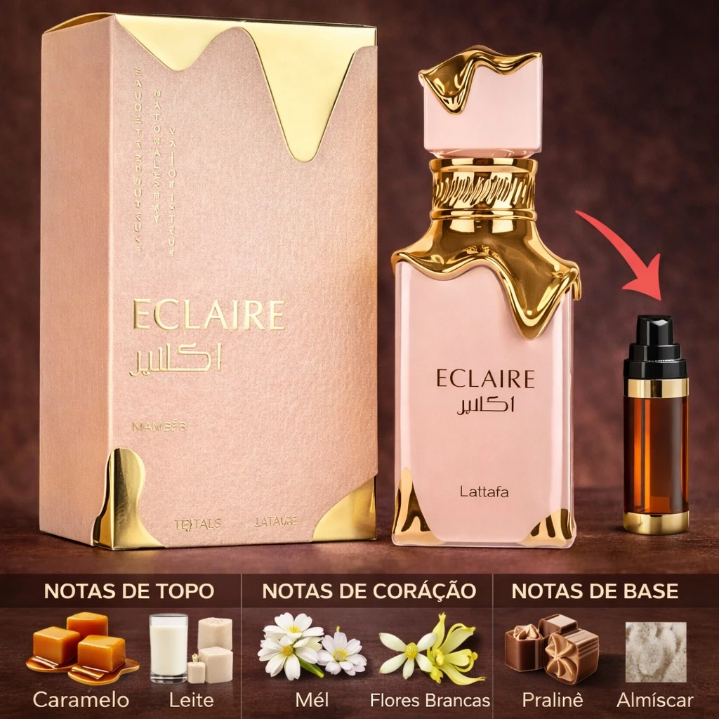 (Caixa Danificada) Eclaire Lattafa Feminino