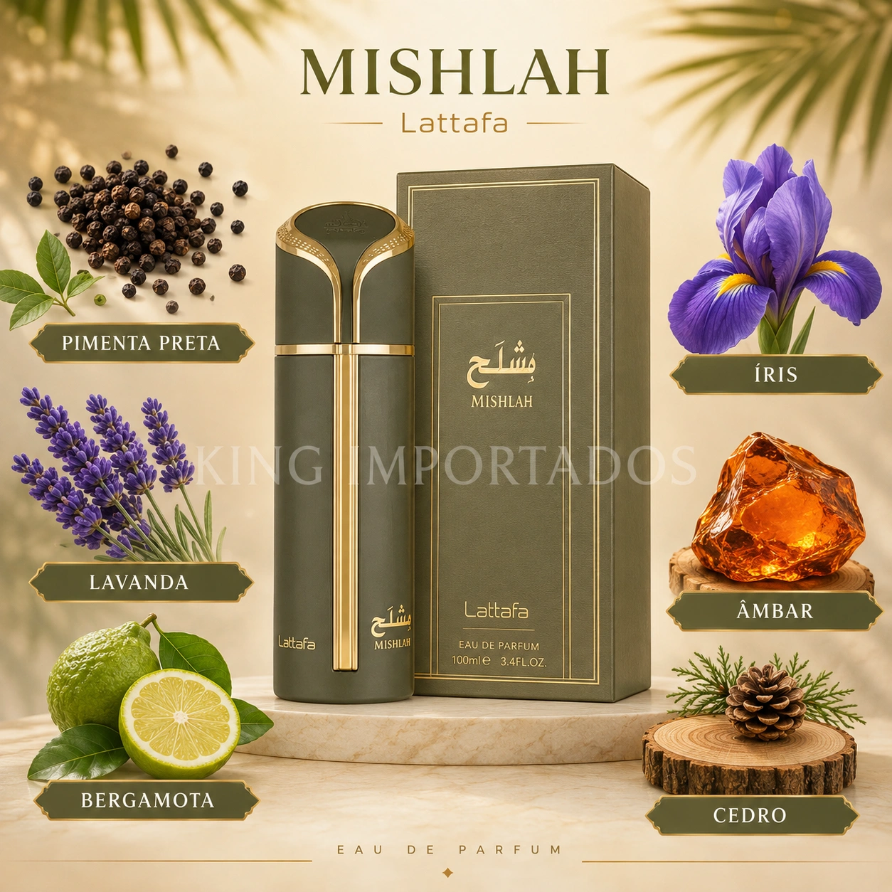 Mishlah Lattafa EDP 100ml Unissex