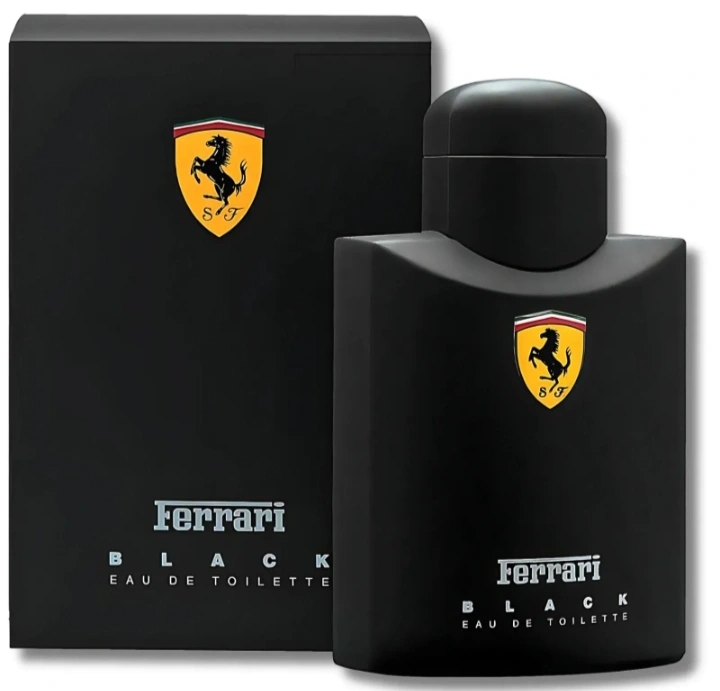 (Caixa Danificada) Ferrari Black Toilette125ML Masculino