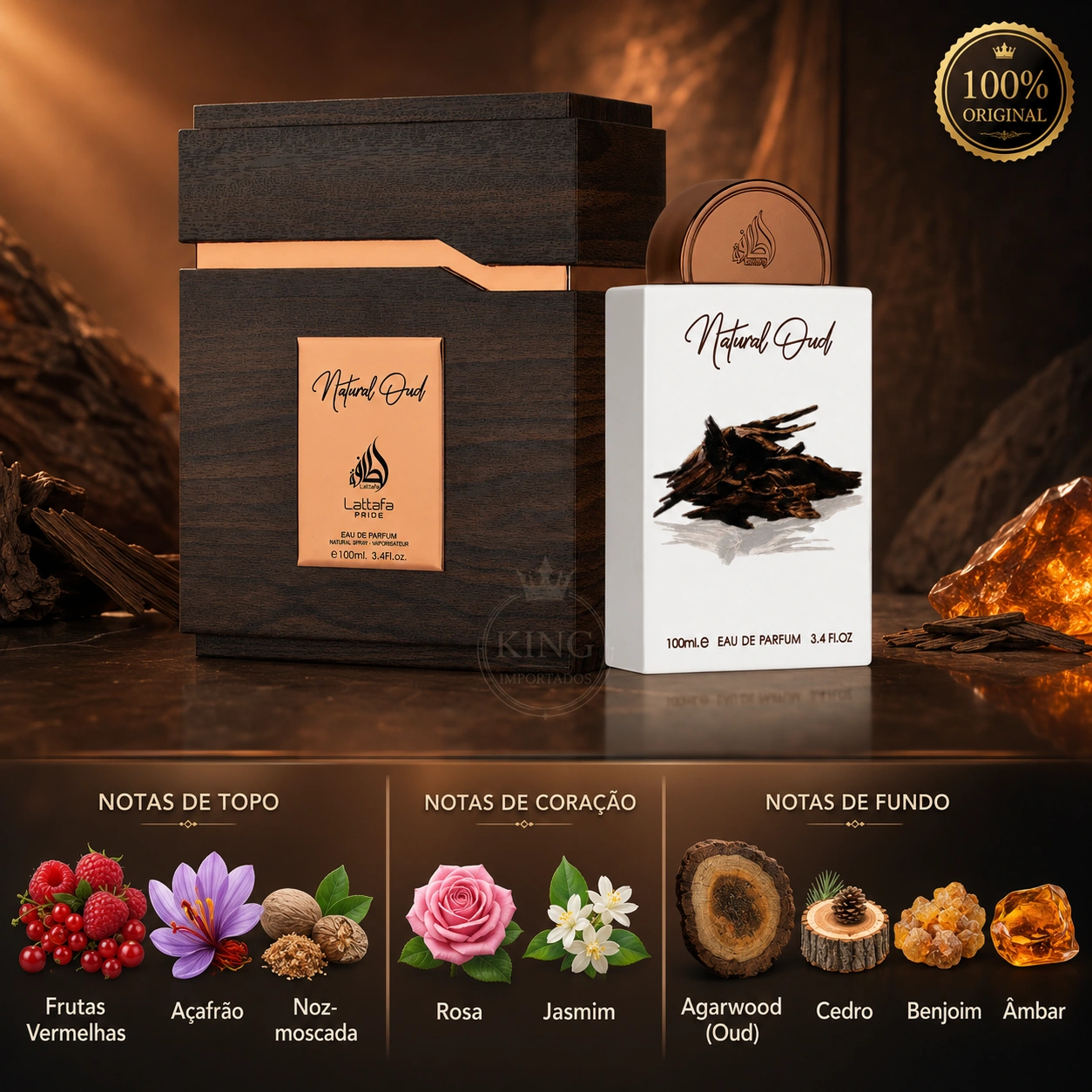 (MINIATURA) Natural Oud Lattafa Unisex