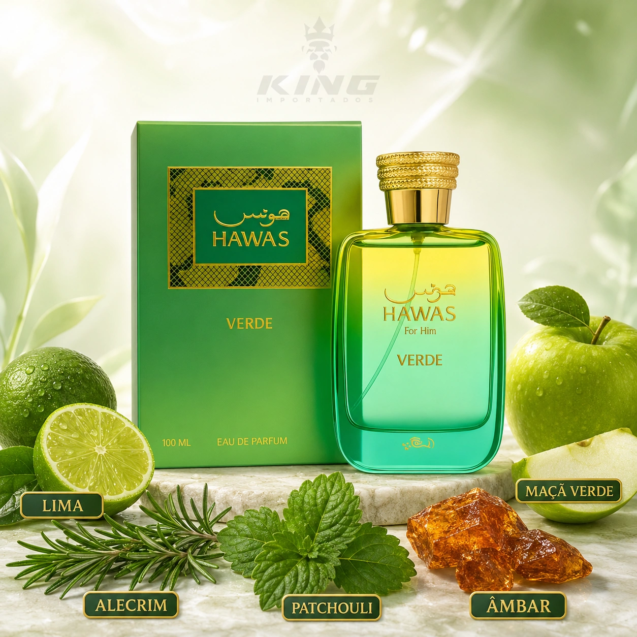 Hawas Verde Rasasi EDP Masculino 100ml
