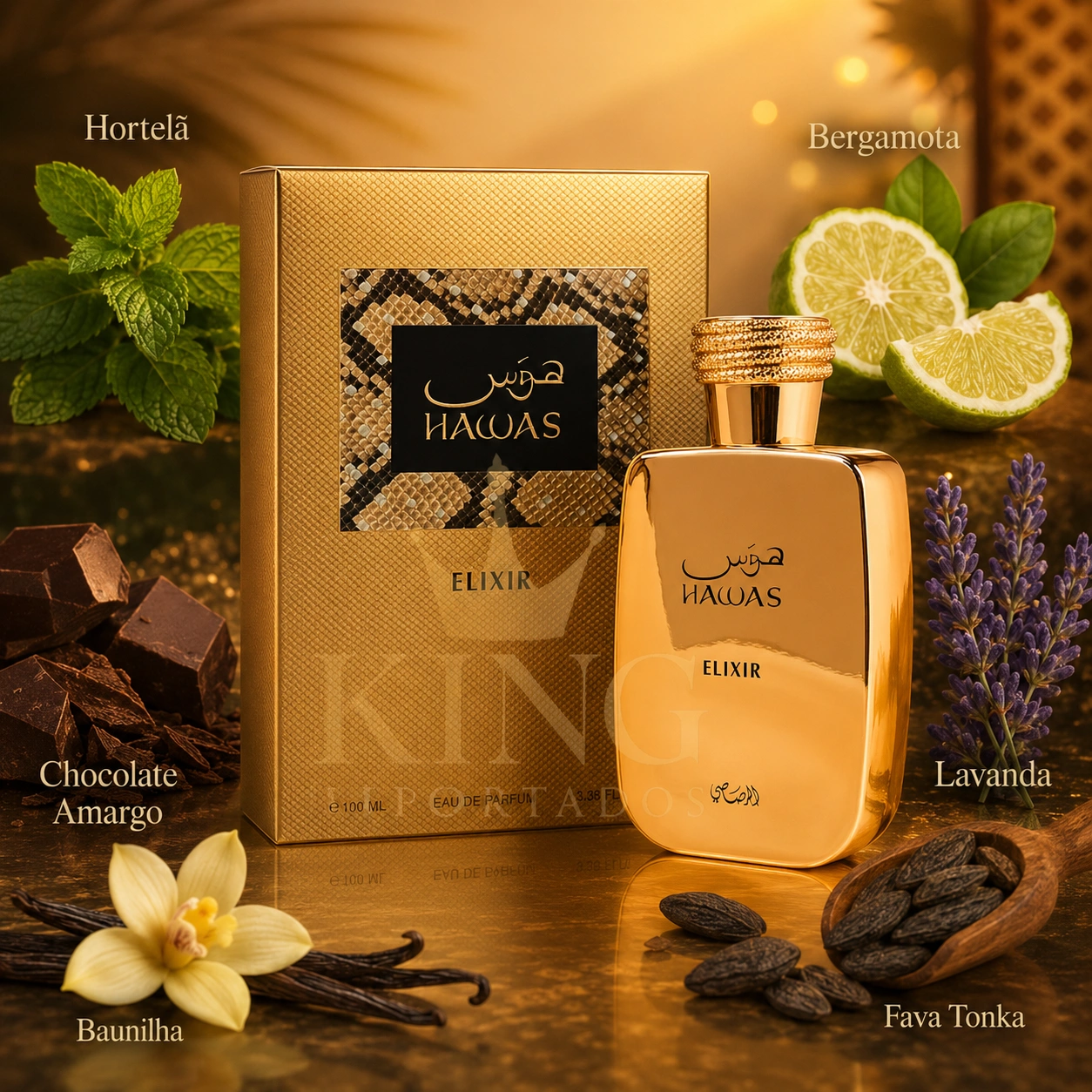 Hawas Elixir Rasasi EDP Masculino 100ml