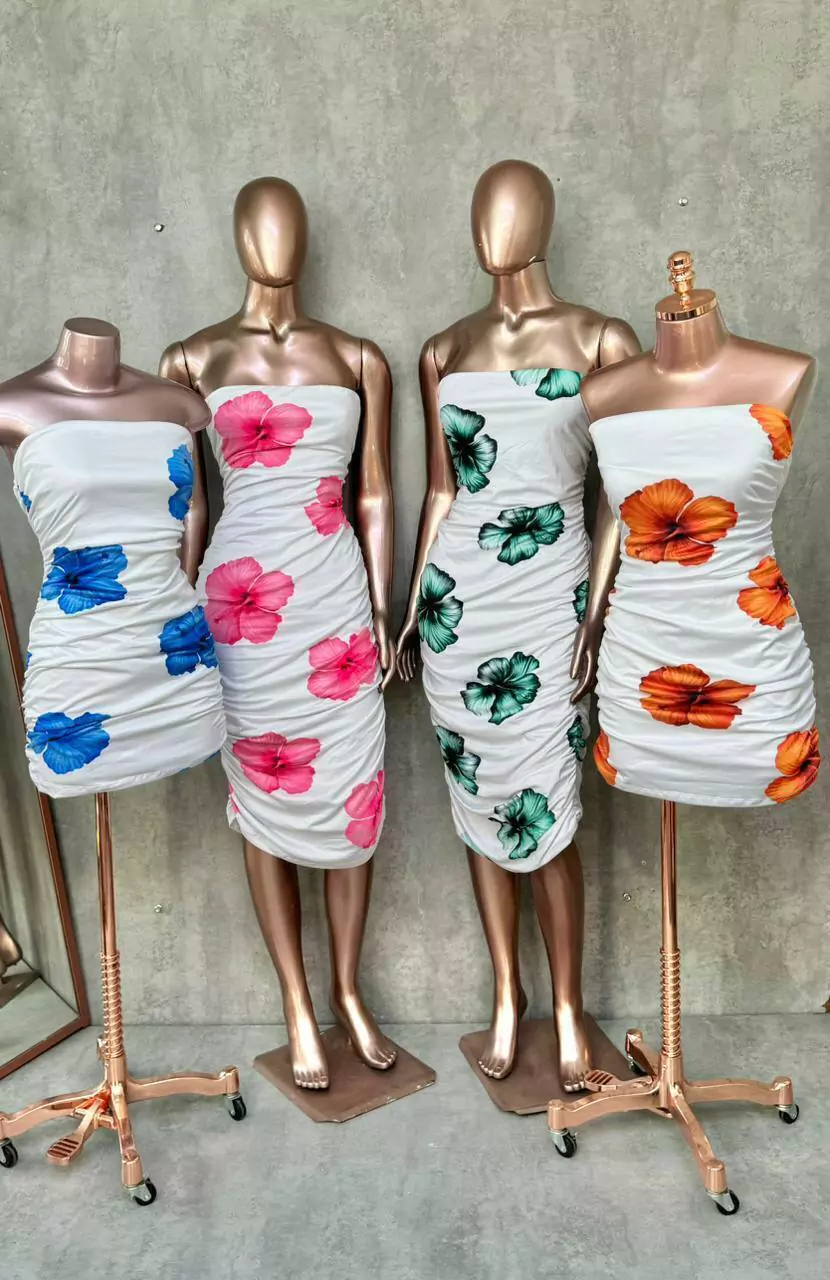vestido Flor hibisco