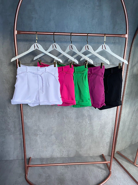Short alfaiataria modelo braind