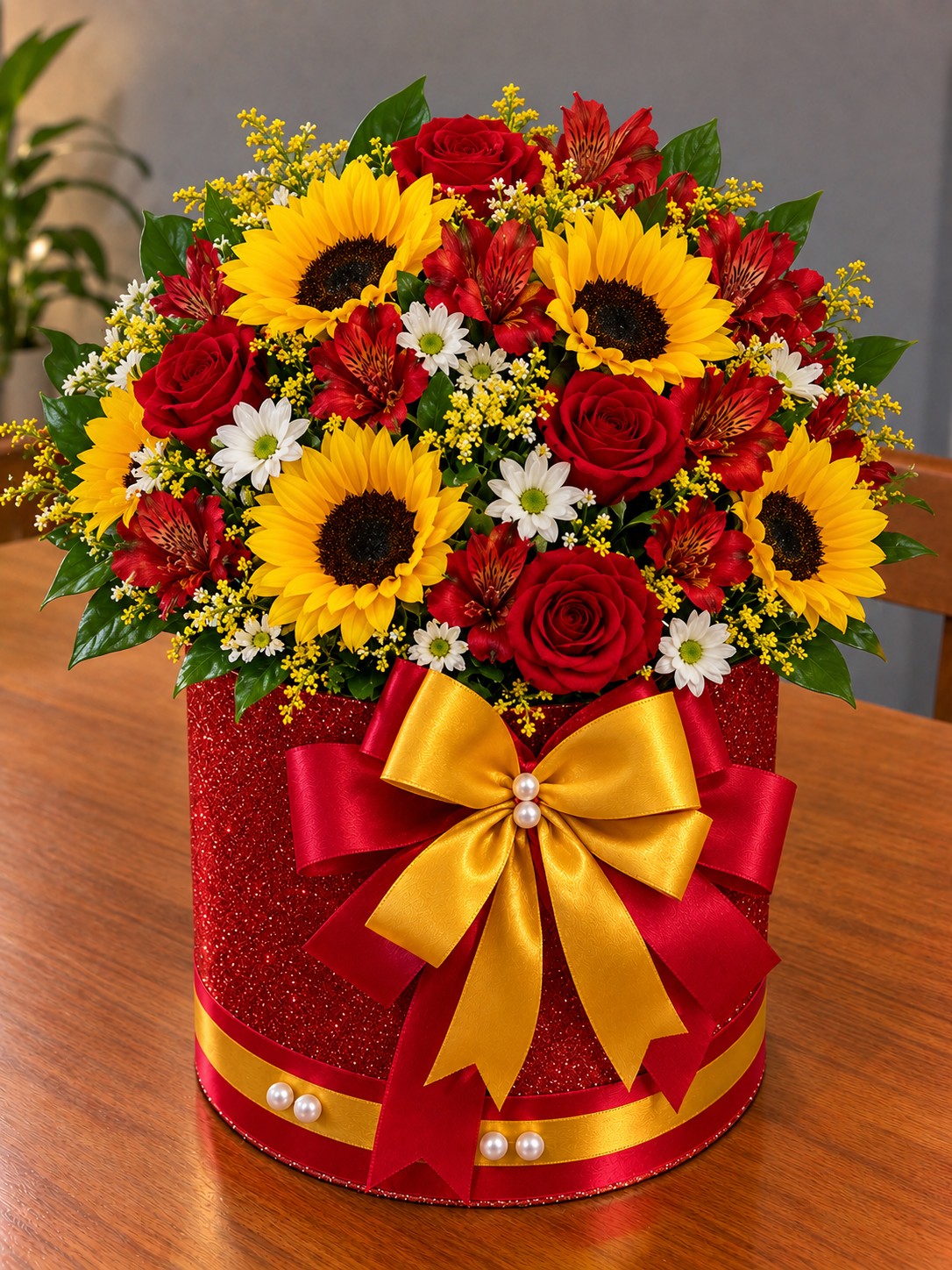 Buquê Mix de Flores Caixa Box
