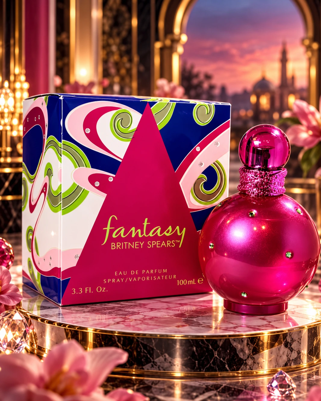 Perfume Britney Spears Fantasy Eau De Parfum 100ml 100% Original Perfume Feminino Importado Alta Fixacao