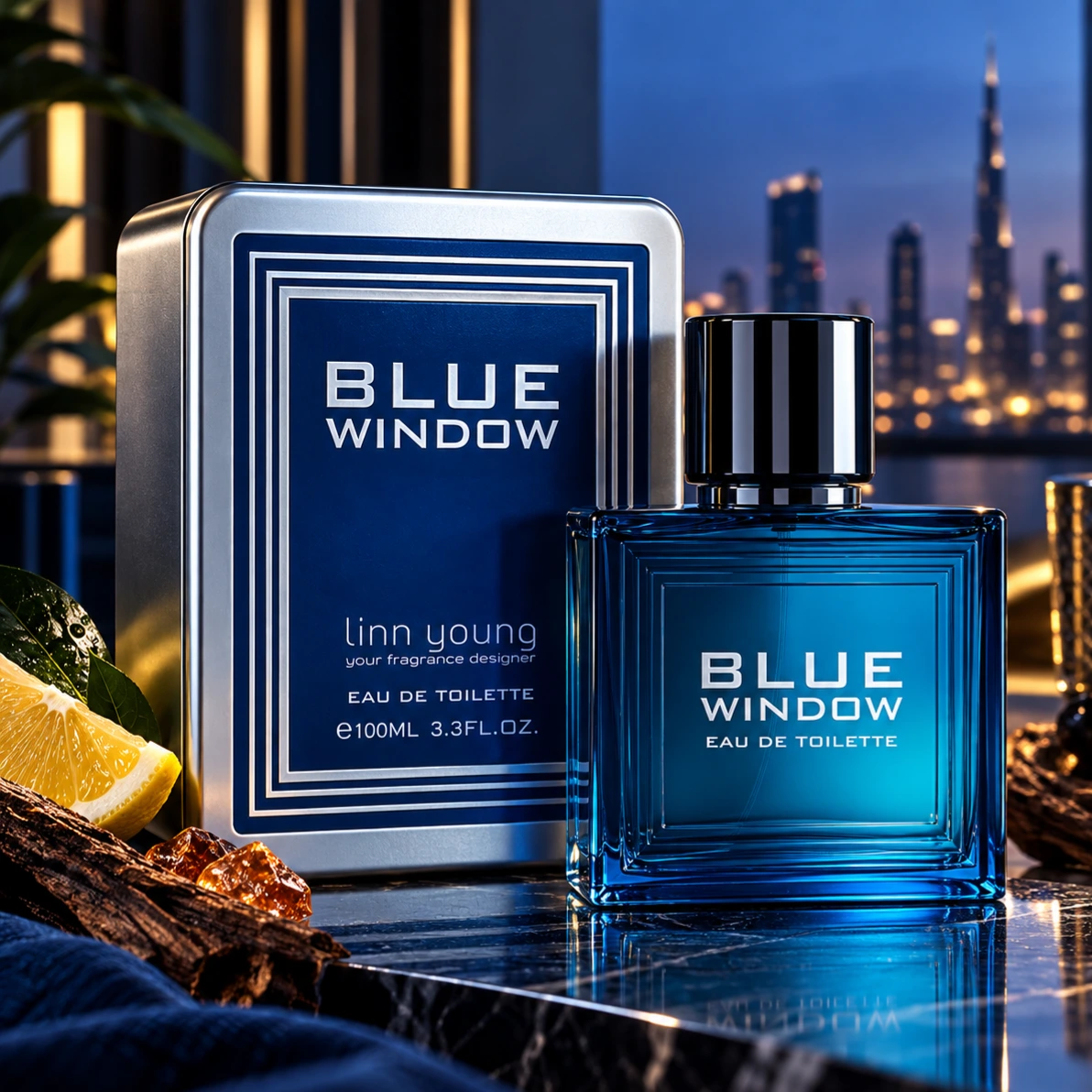 Linn Young Blue Window Masculino Eau de Toilette 100ml