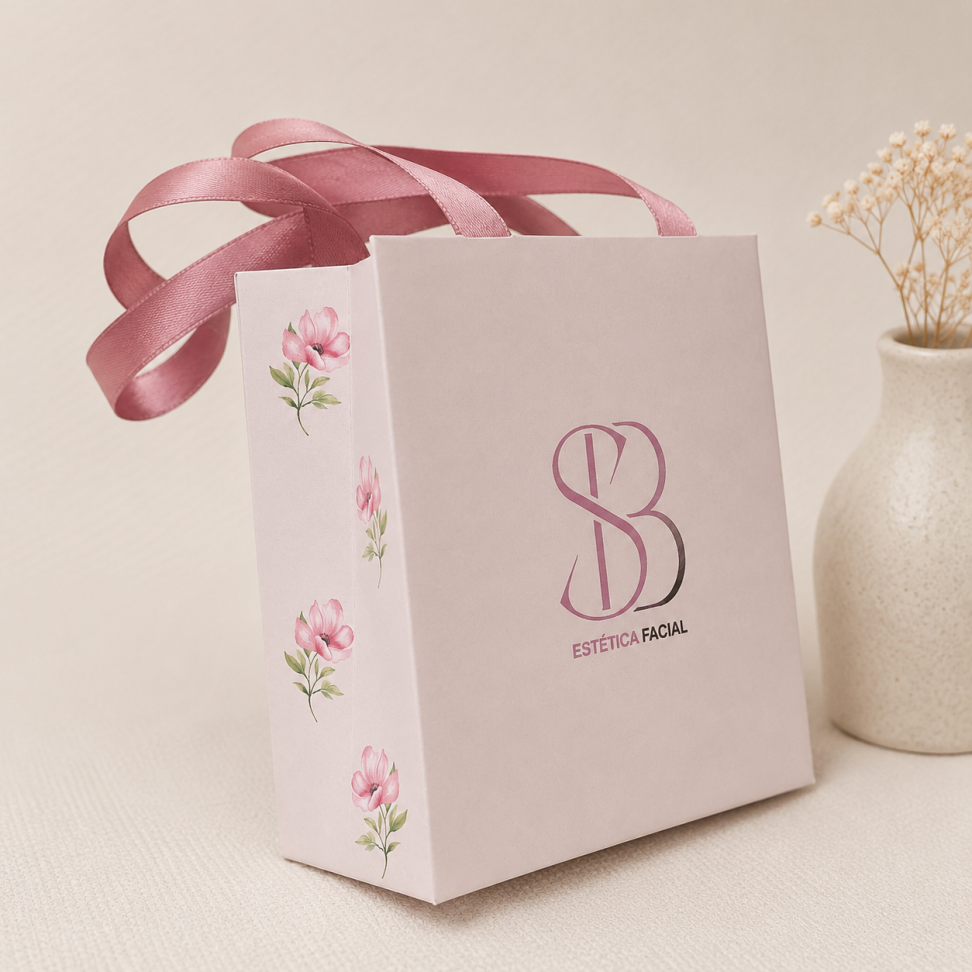 Sacolinha cetim PP - Personalize a sua!