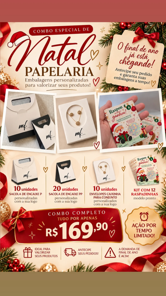Combo Natal Especial R$ 169,90