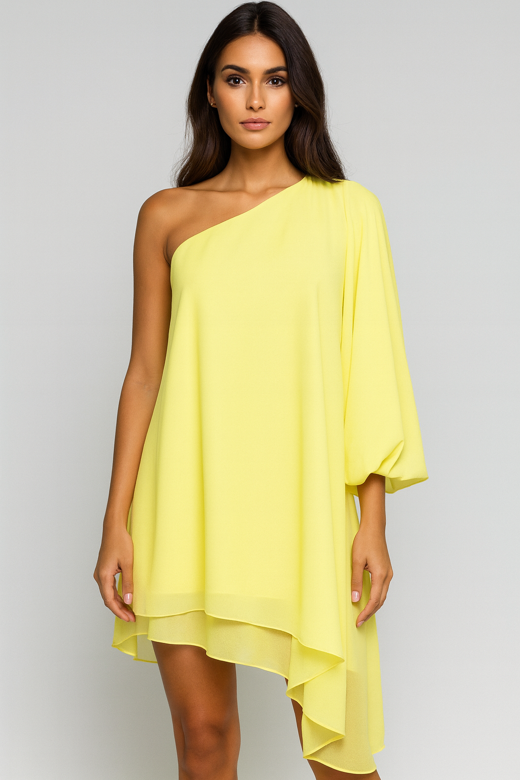 Vestido Assimétrico Sophia – Um Ombro Só