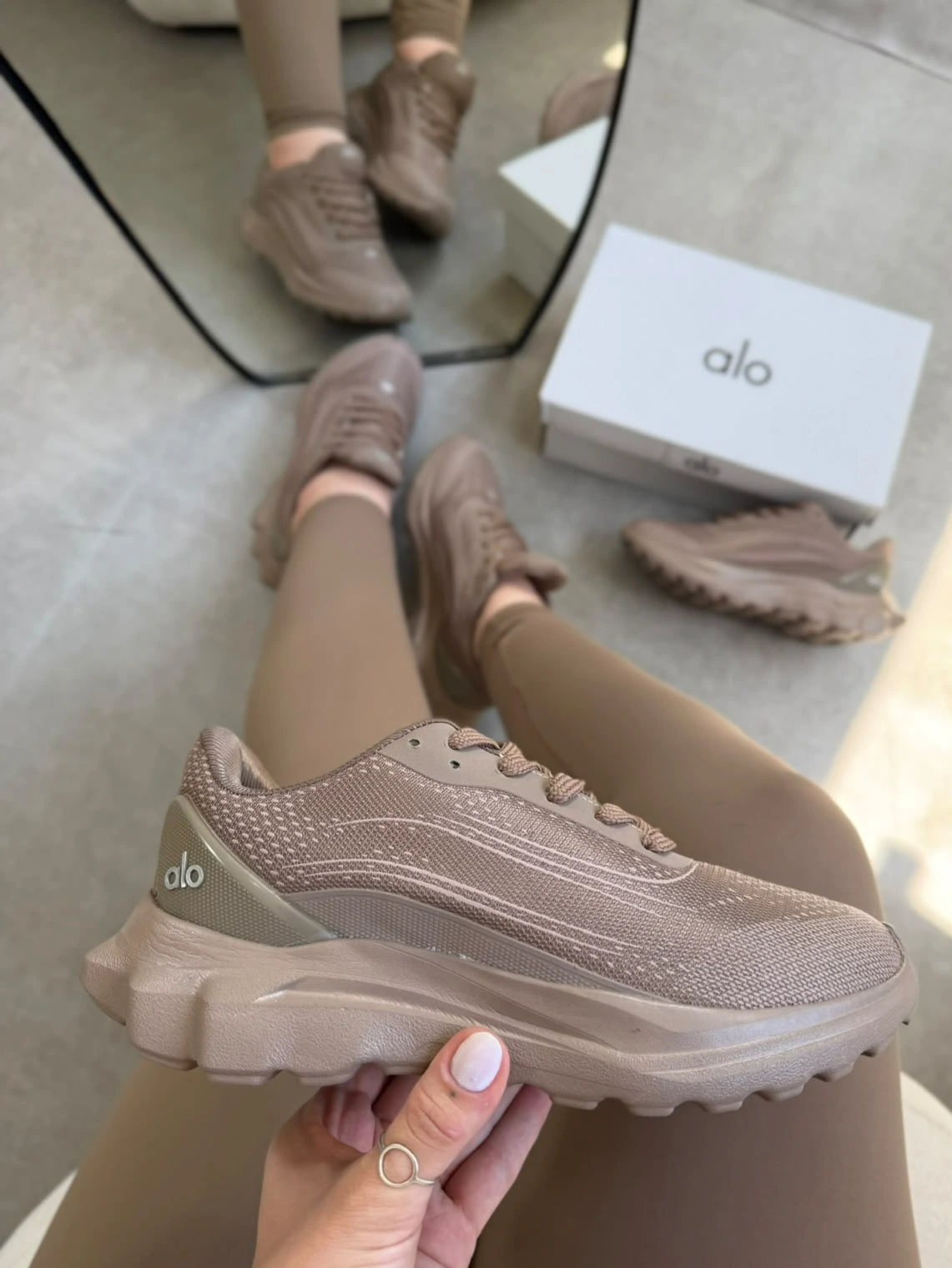 Alo Runner - Marrom/Bege