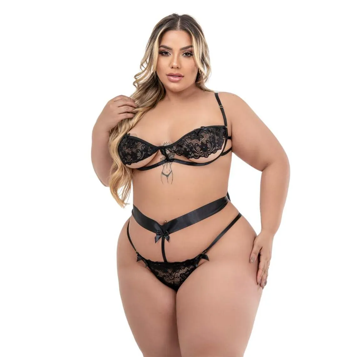 Conjunto Presente Inusitado Plus Size Tallyta
