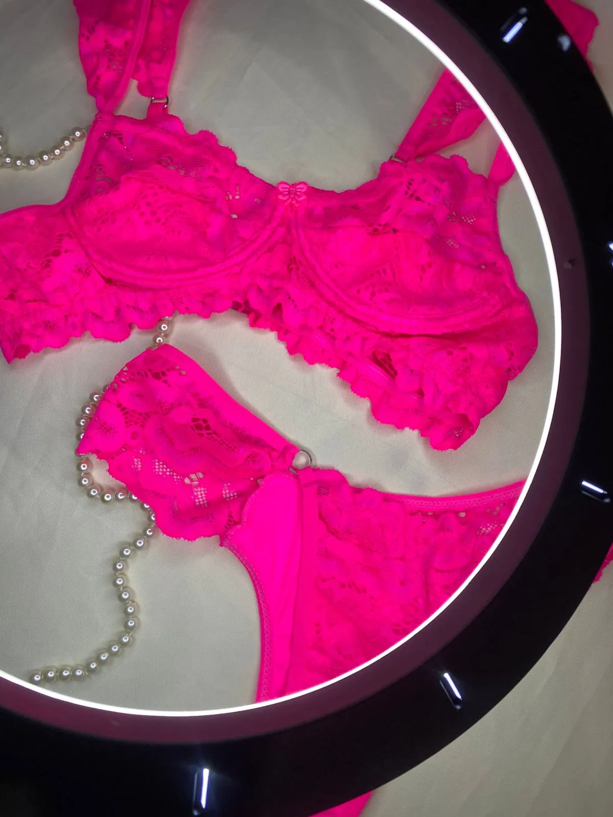 Conjunto alça babado