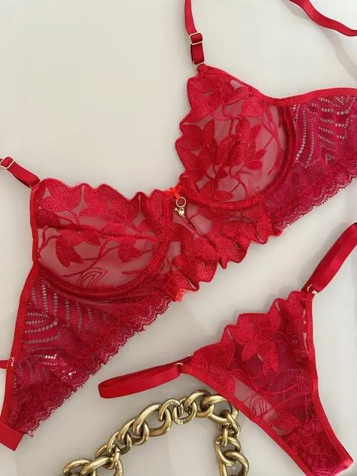 Conjunto Freya Tule Bordado