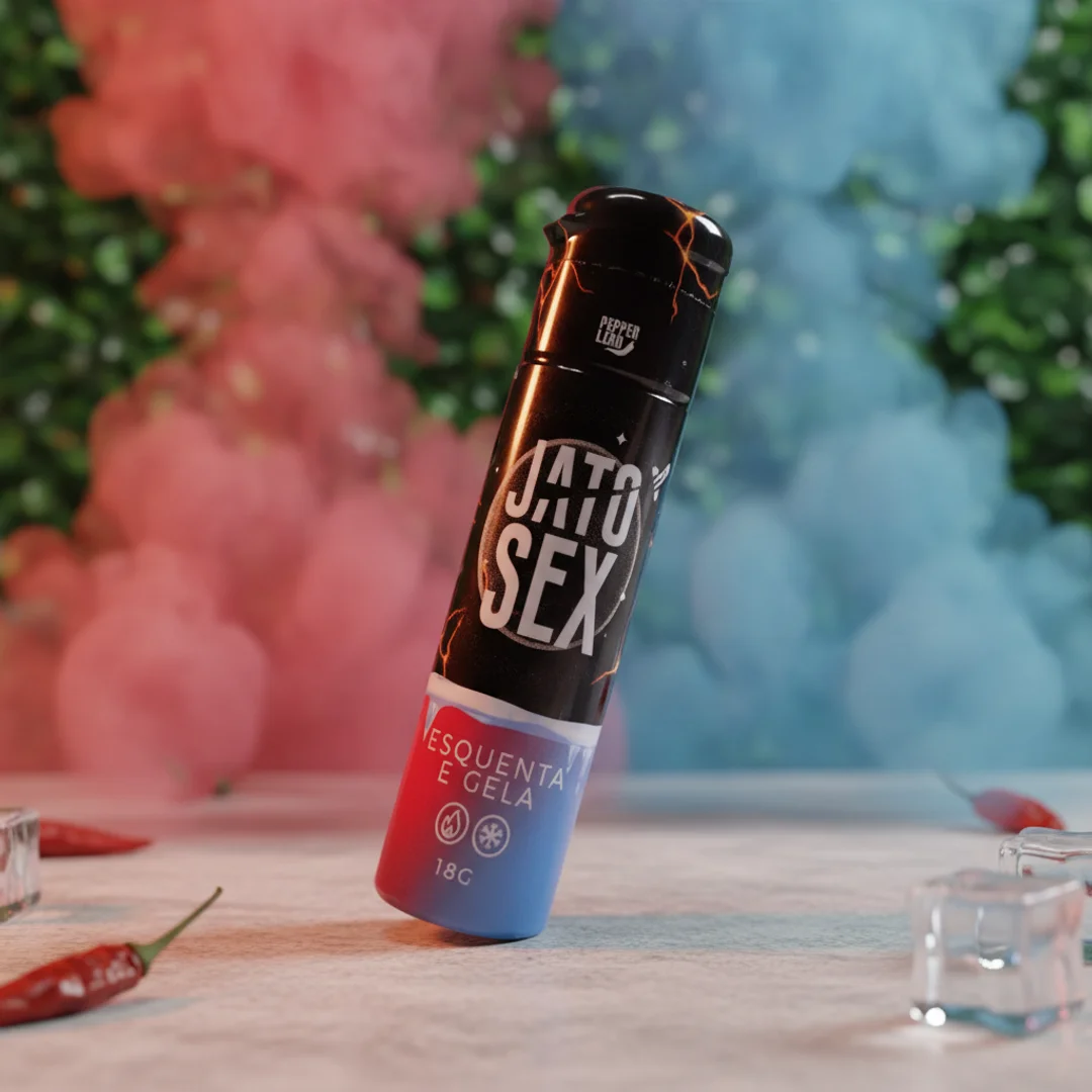 Jato Sex Boom Gel Comestível Esquenta, Gela e Vibra