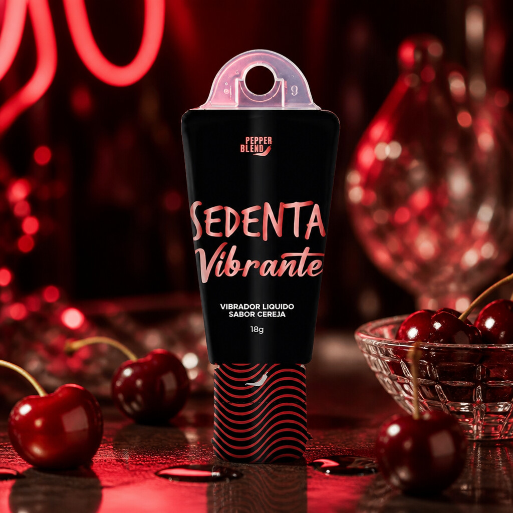Sedenta Vibrante Vibrador Líquido Comestível
