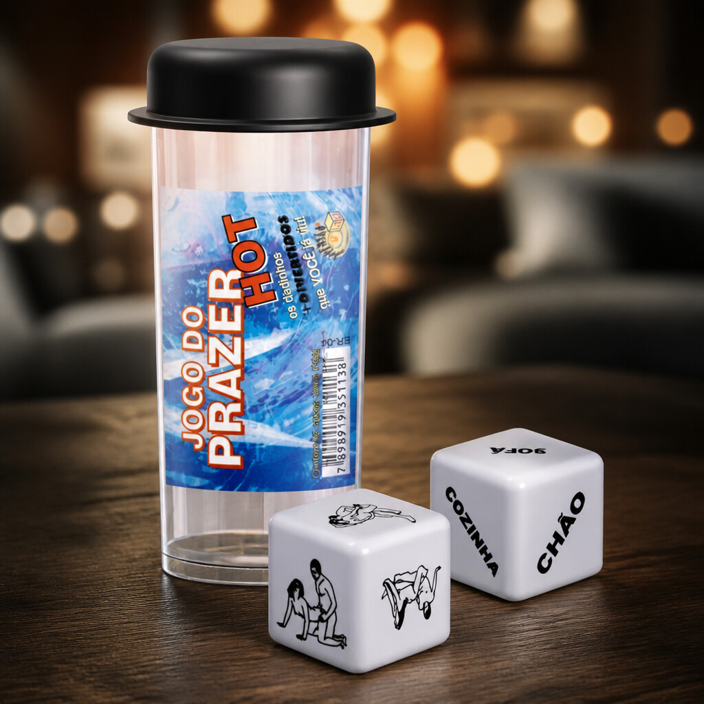 Dados Eróticos Jogo do Prazer Hot Diversão ao Cubo