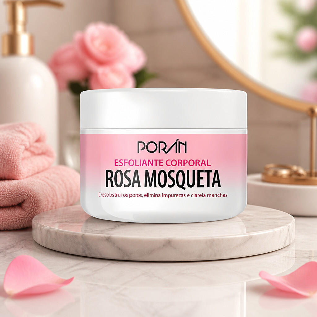 Esfoliante Corporal Rosa Mosqueta 250g Porán