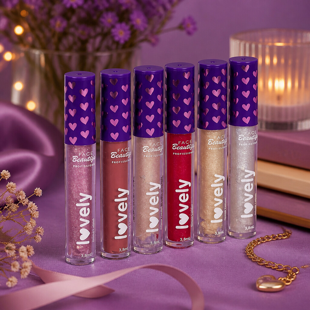 Gloss Labial 3,8ml Lovely Face Beautiful