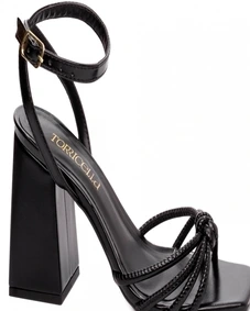 Sandália Feminina Napa Preto