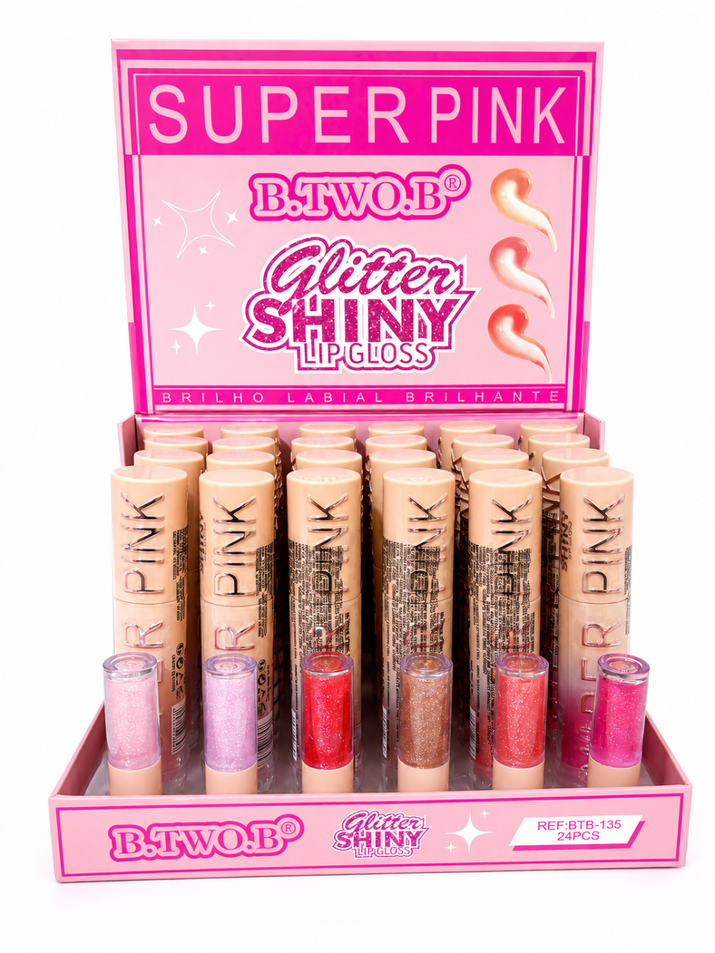 Lip Gloss Glitter BTB-135 B.Two.B