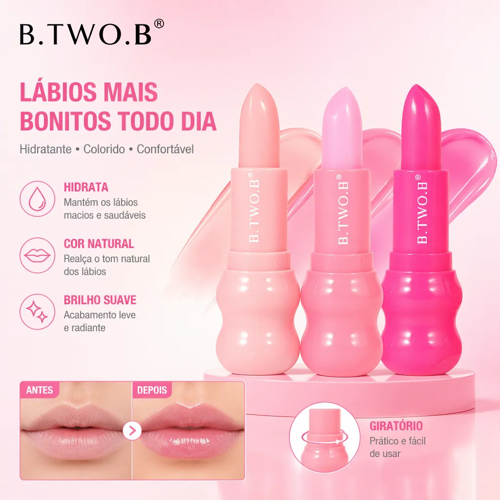 B.two.b Brilho Labial Btb-22 - Kit 1 Unidade