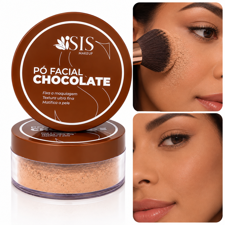 Pó Facial Chocolate Isis Makeup