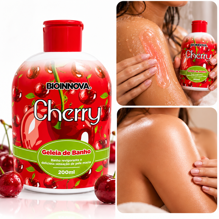 Geleia de Banho Cherry 200 ml Bioinnova