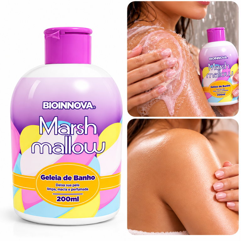 Geleia de Banho Marshmallow 200 ml Bioinnova