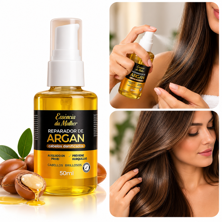 Reparador de Pontas Argan Oil 50ml - Essência da Mulher